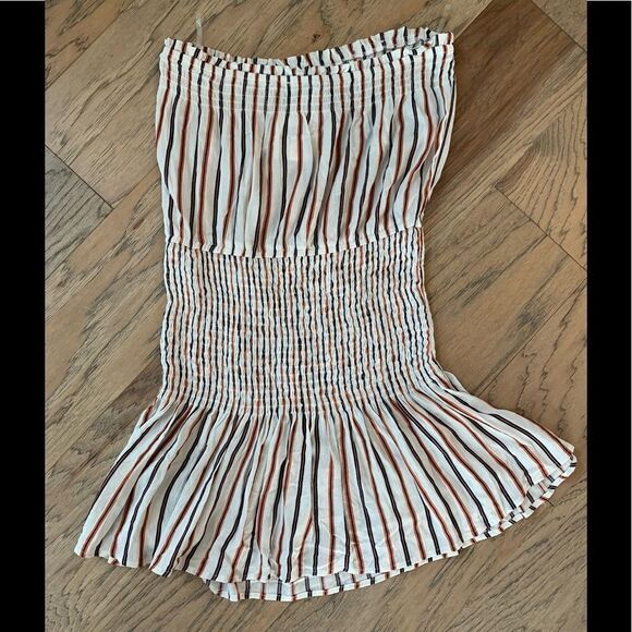 Striped Tube Top Dress - Picture 2 of 5